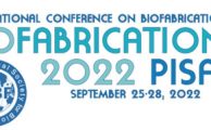 Congresso mondiale di biofabbricazione “Biofabrication 2022”, 25-28 settembre